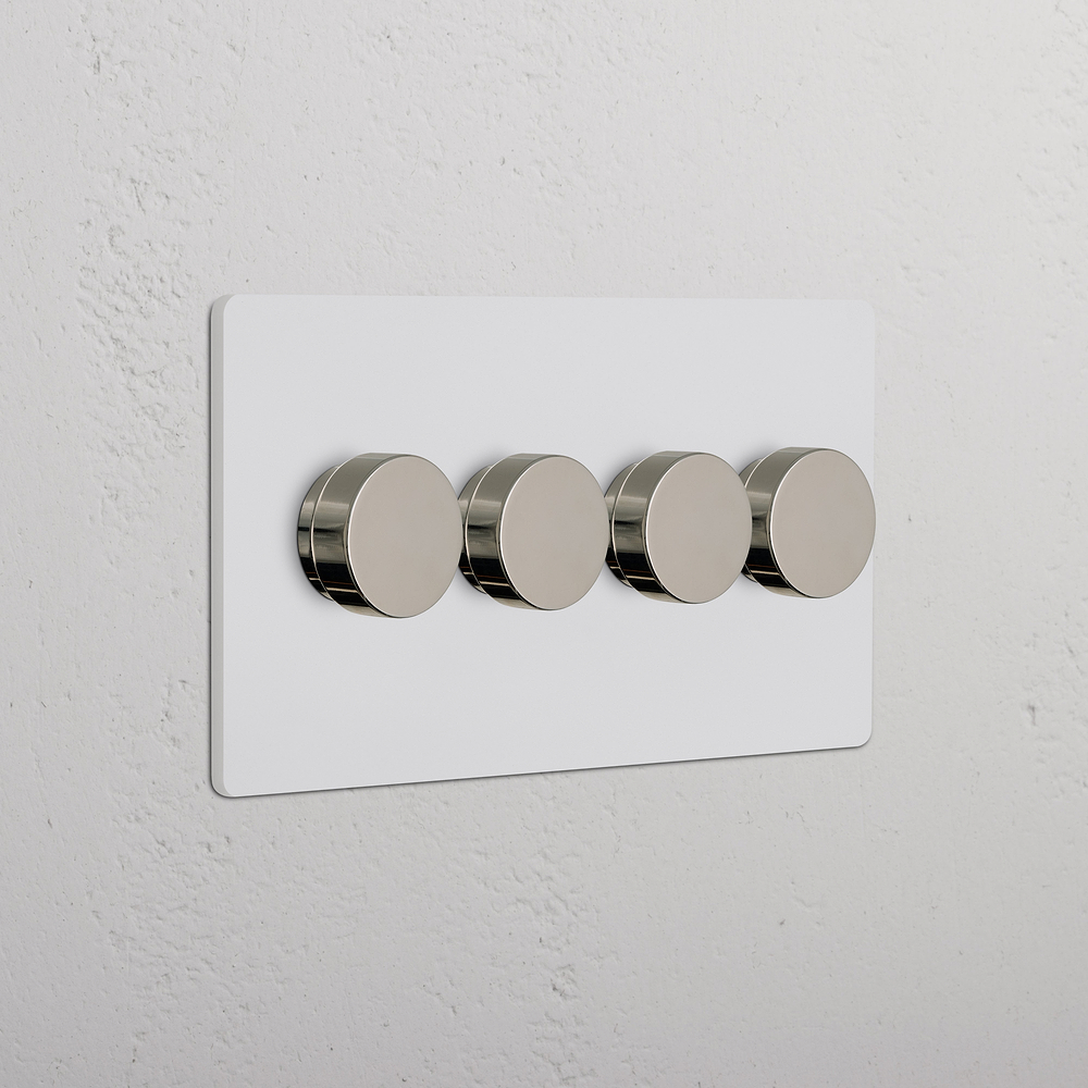 Grove 4G Dimmer Switch – Paintable Polished Nickel