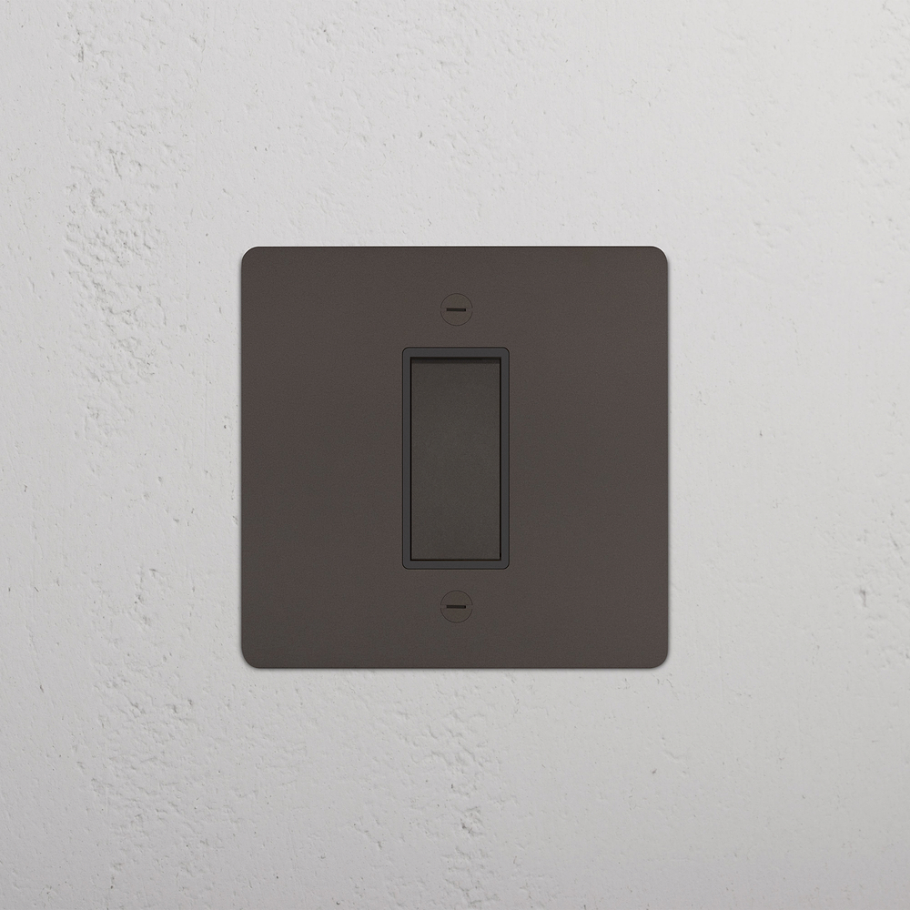 1G Retractive Rocker Switch - Bronze | Black