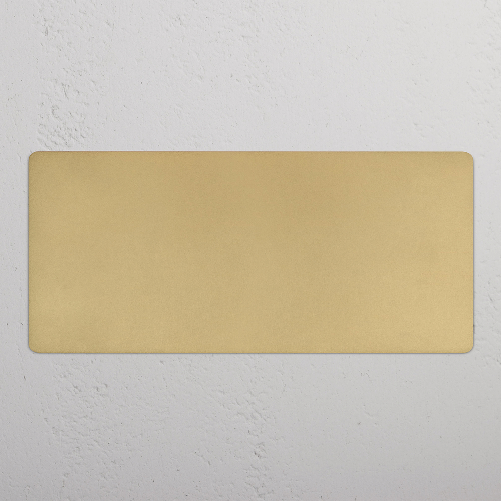 Kew 5G Blank Plate - Antique Brass
