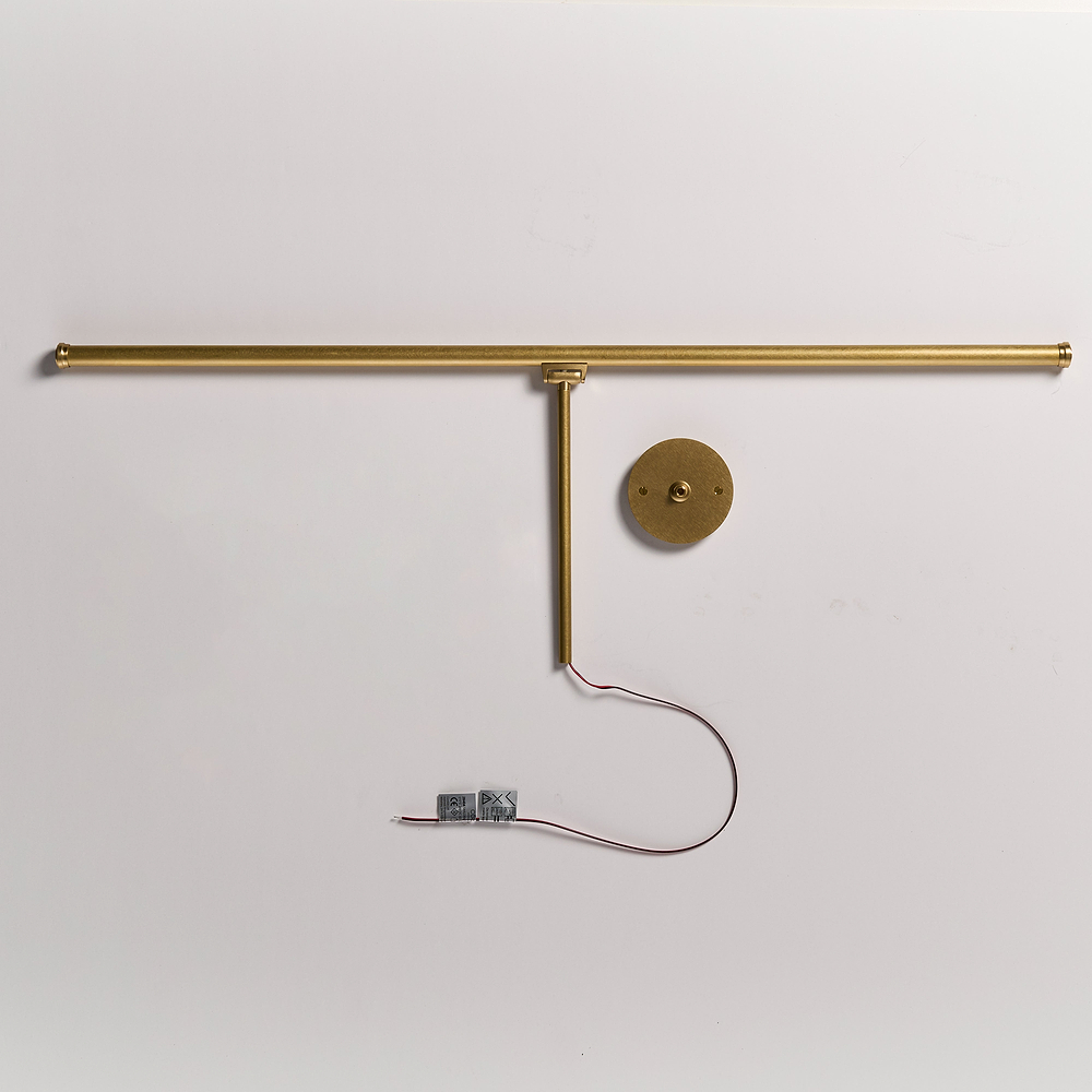 Taylor Corpo lampada da quadro grande – Ottone Antico