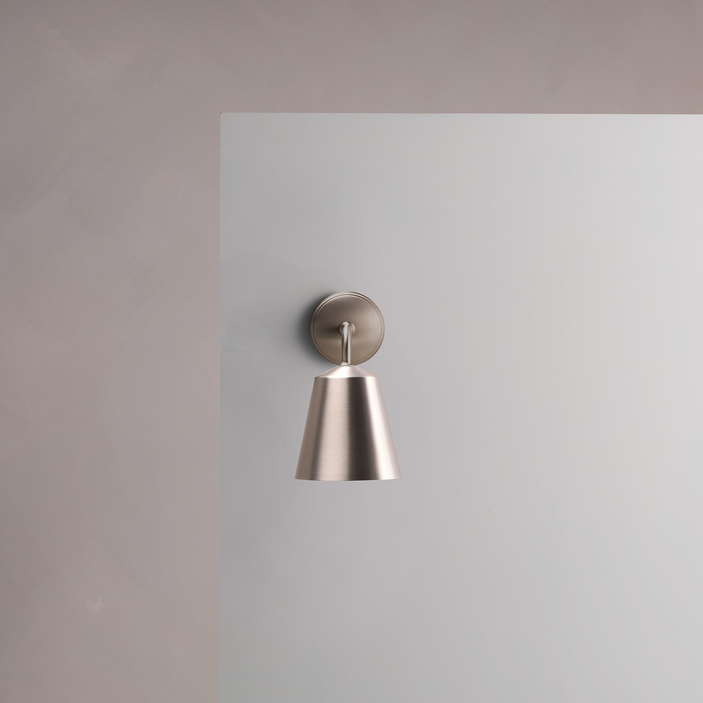 Richmond Small Wall Light – Satin Nickel
