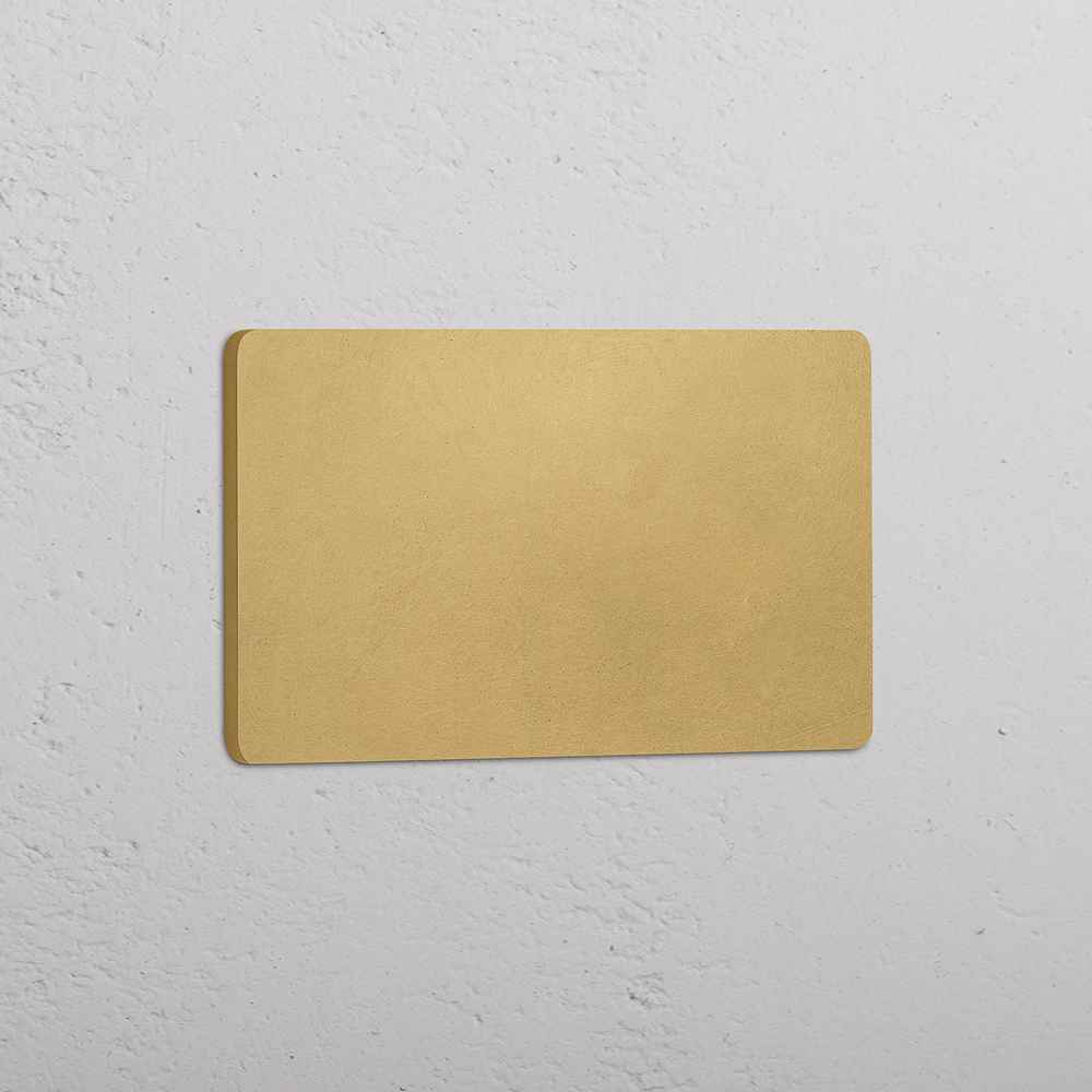Grove Placca cieca a 4 moduli – Ottone Antico