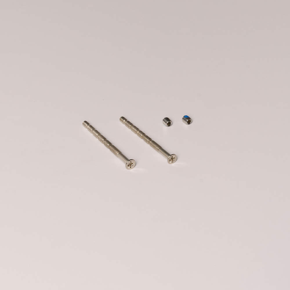 New Construction Rose Door Handle Spares Pack – Satin Nickel