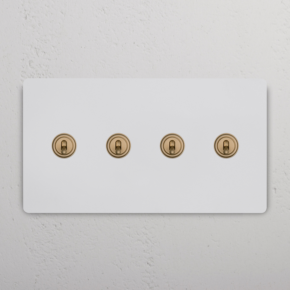 Grove 4G Toggle Switch – Paintable Antique Brass