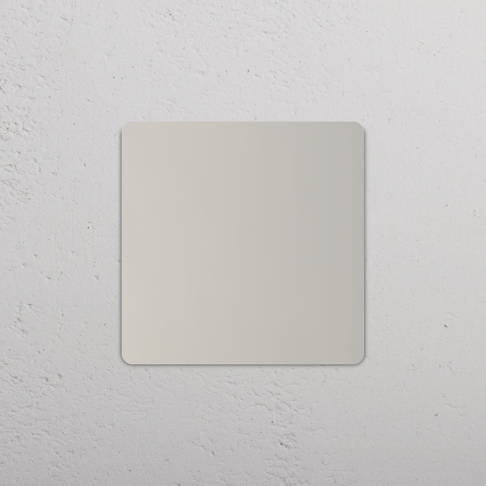 Grove Single Blank Plate - Polished Nickel