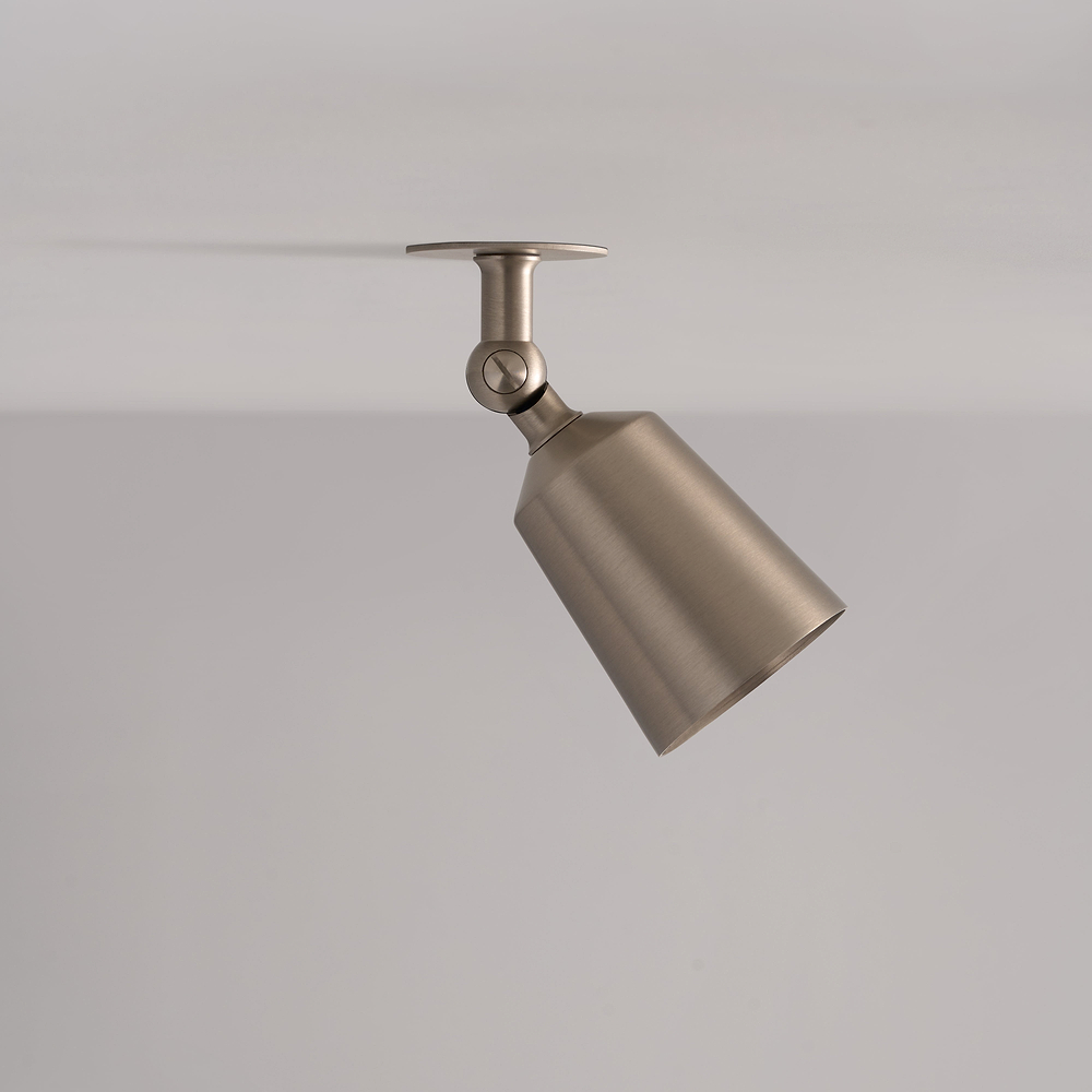 Perryn Single Medium Spotlight – Satin Nickel