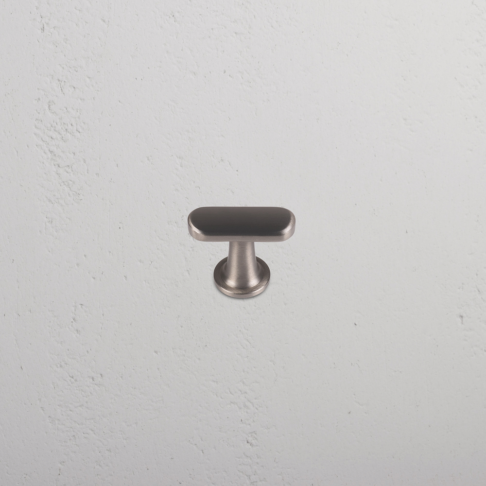 Milliner Möbelknauf Medium – Satinnickel
