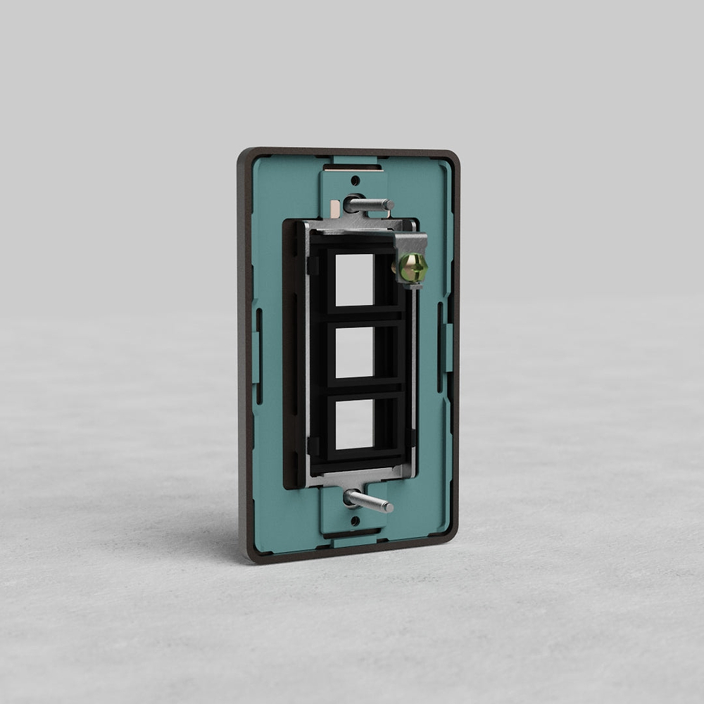 Grove 1G 3x Keystone Plate - Bronze