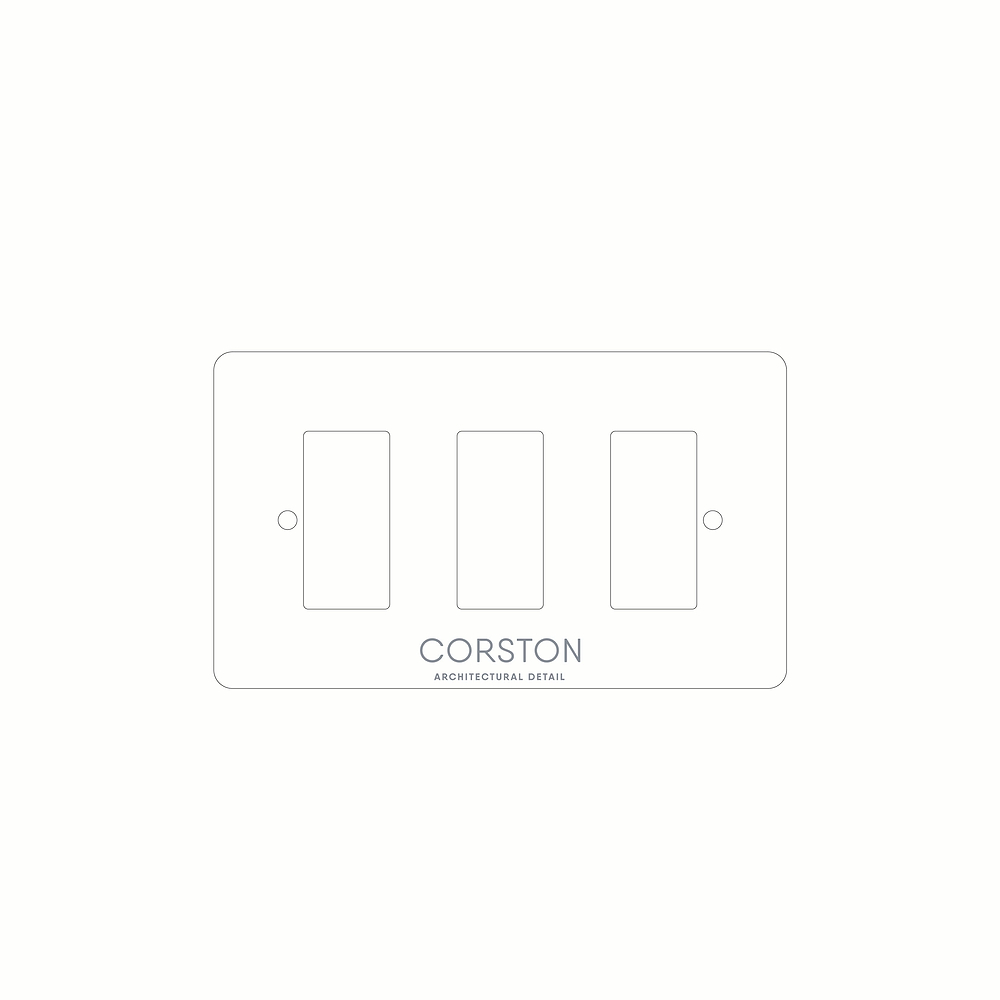 3G Rocker Front Plate Paper Template