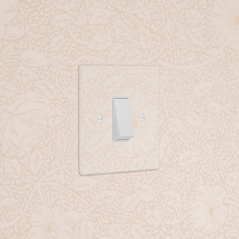 Single 45A Cooker Switch - Clear | White