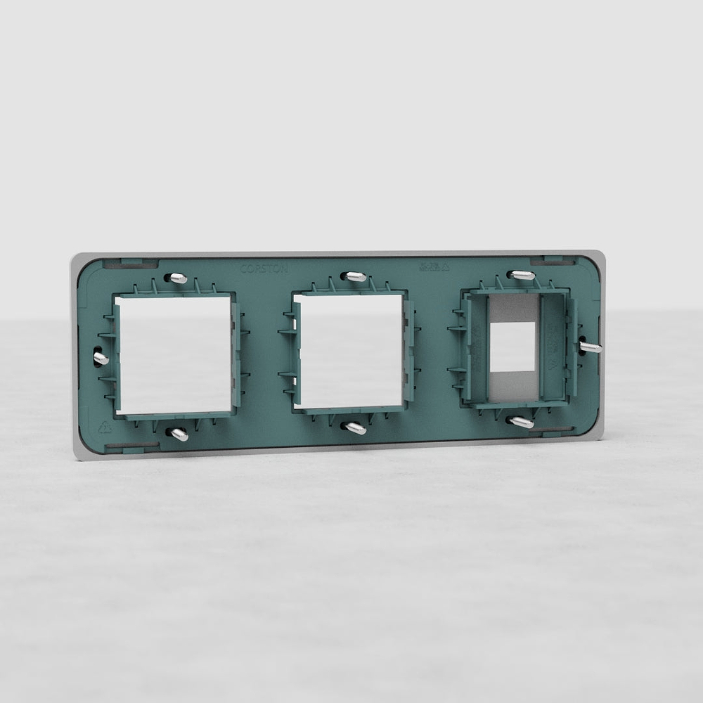 Grove Triple 1x Keystone & 2x 45mm Module Plate – Paintable