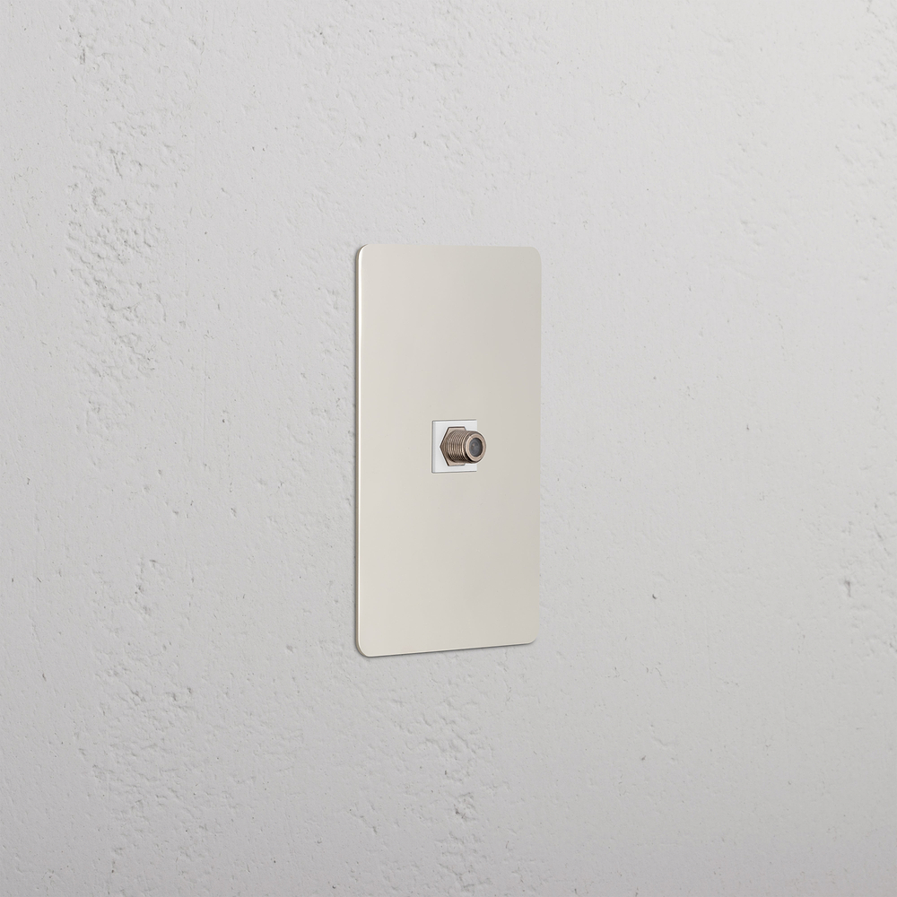 Kew 1G Satellite Keystone - Polished Nickel White