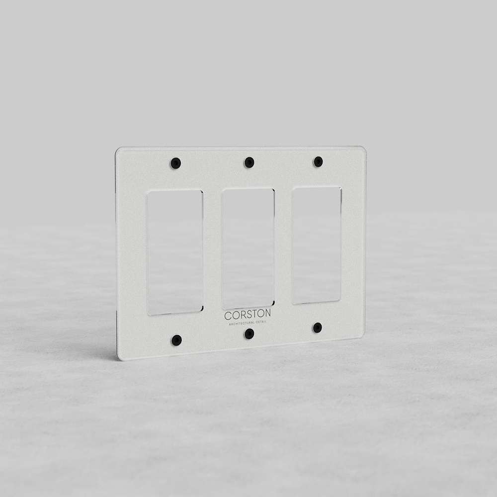 Kew 3G Outlet Plate - Clear