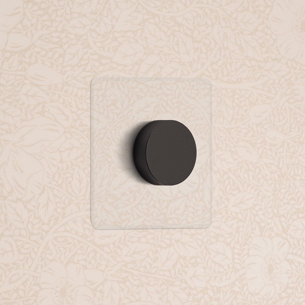 Kew Dimmer Multidirezionale Singolo – Bronzo Trasparente