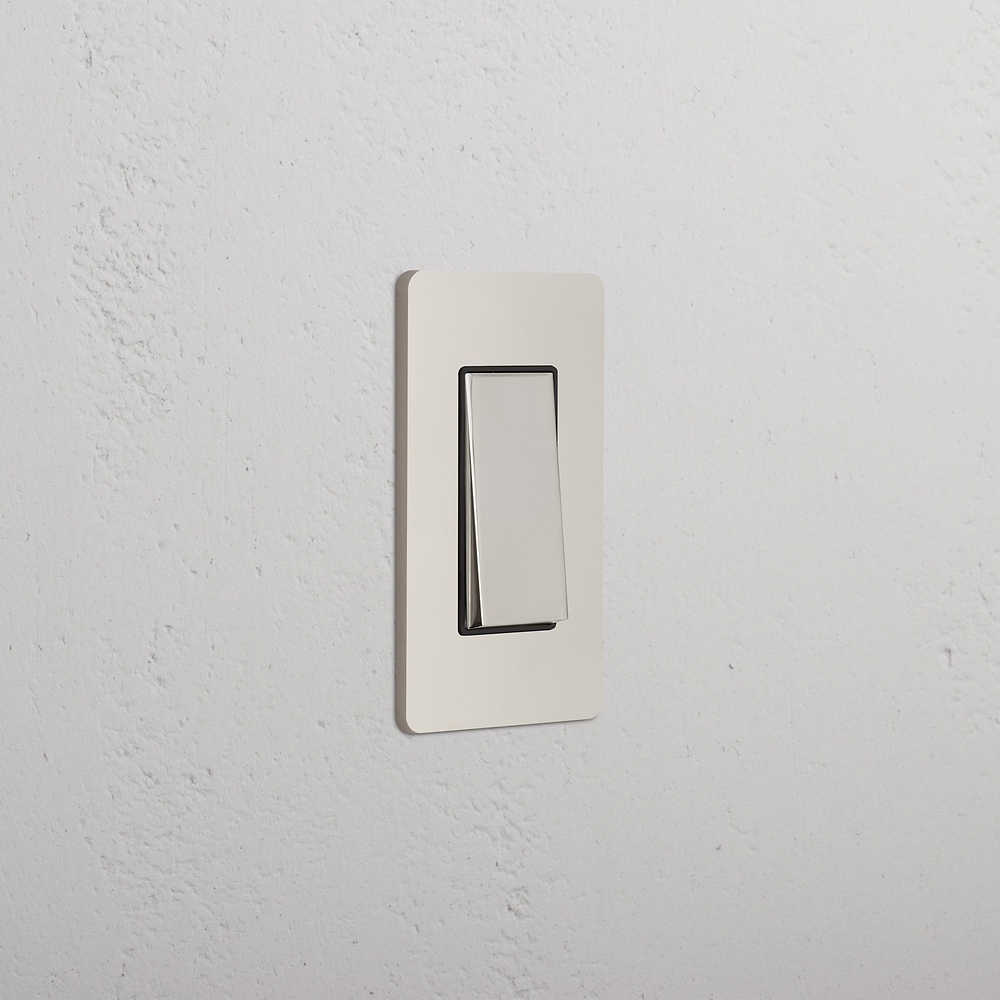Grove 1G Rocker Switch - Polished Nickel Black