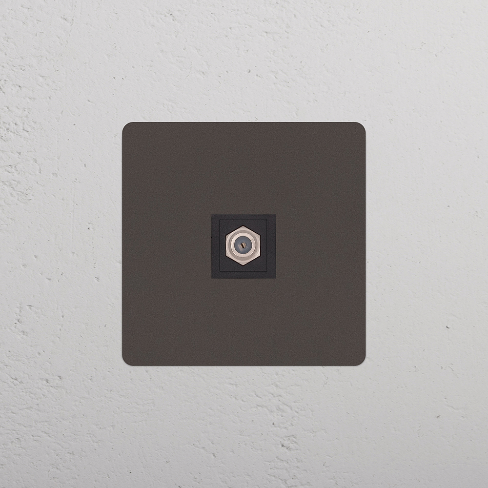 Kew Prise Satellite SAT (Plaque Simple) - Bronze | Noir