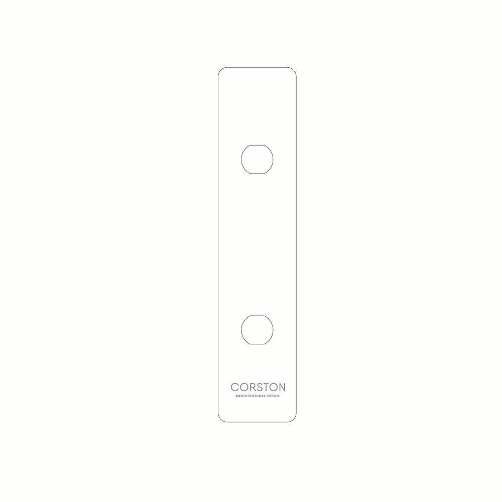 2G Architrave Front Plate Paper Template