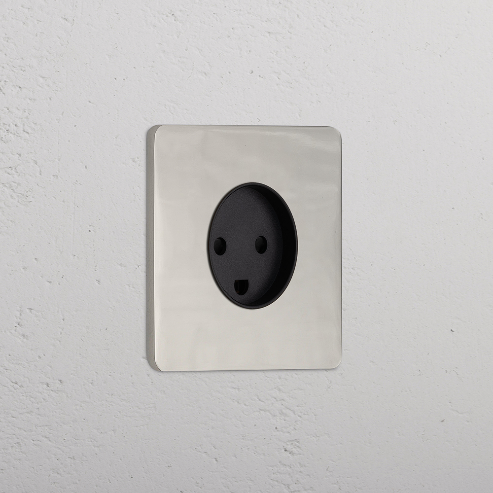 Grove Prise Danemark Type K (Plaque Simple) - Nickel Poli | Noir