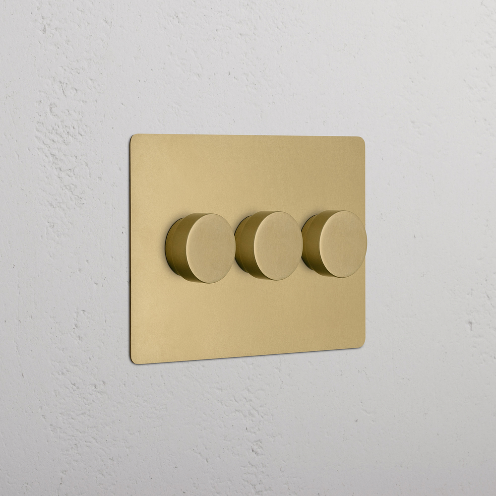 Kew 3G Dimmer Switch - Antique Brass
