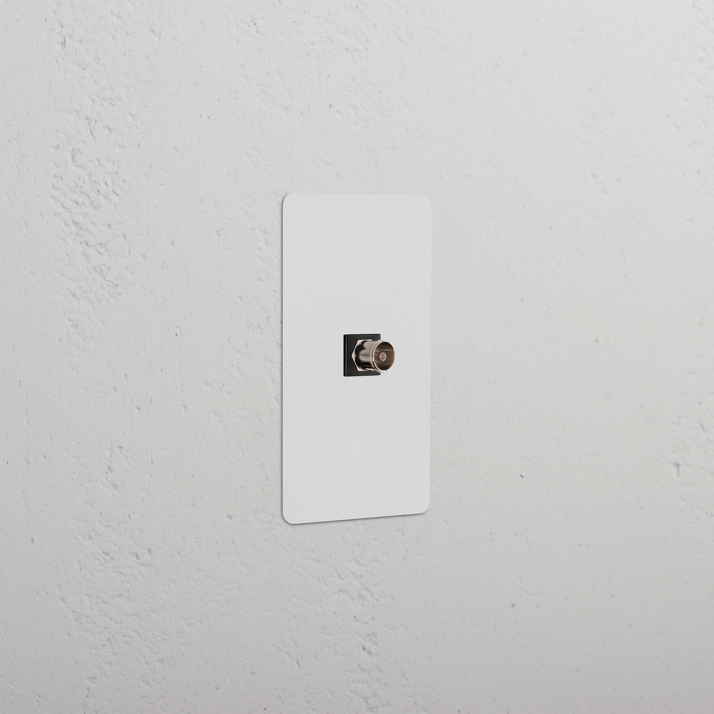 Kew 1G TV Keystone - Paintable Black