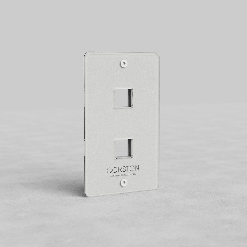 Kew 1G 2x Keystone Plate - Clear