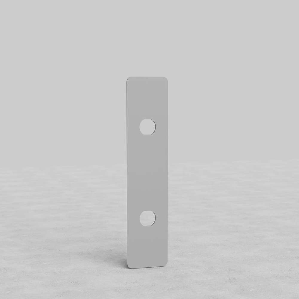 2G Vertical Architrave Switch Front Plate – Paintable