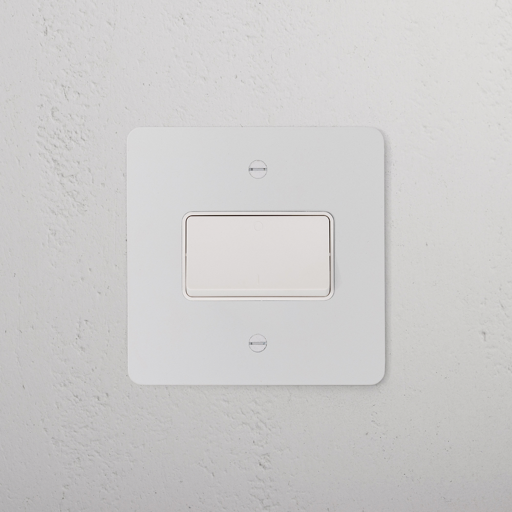 Single Fan Isolator Switch - Paintable | White