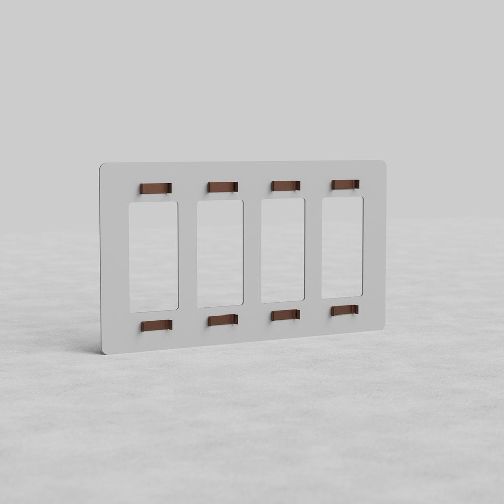 Kew 4G Outlet Plate - Paintable
