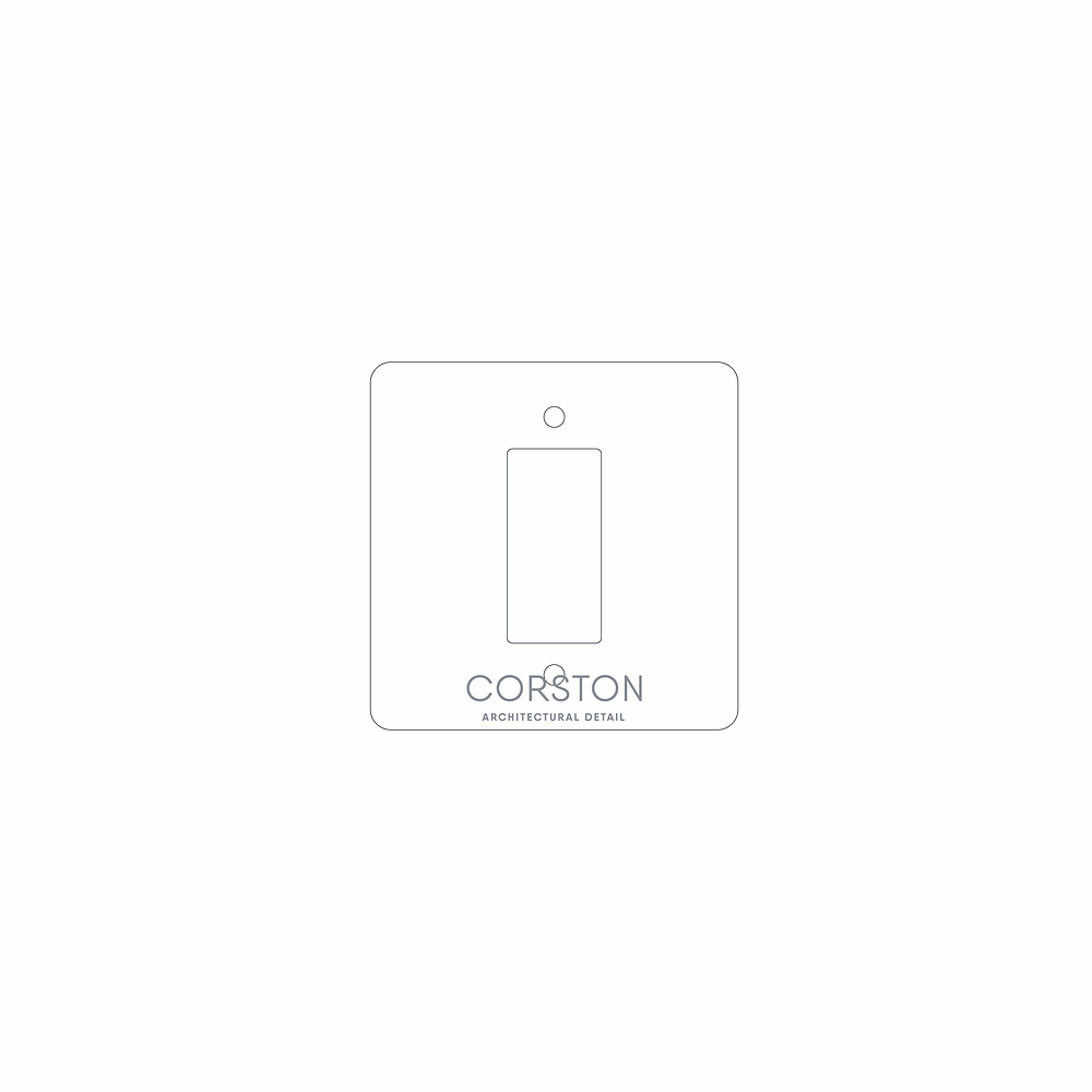 1G Rocker Front Plate Paper Template