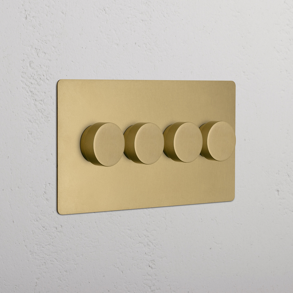 Kew 4G Dimmer Switch - Antique Brass