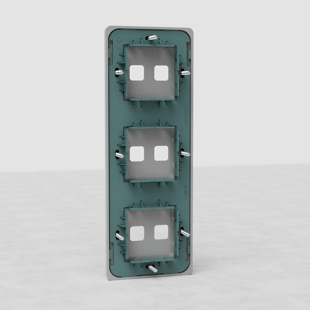 Grove Vertikaler Dreifachrahmen 6x – Lackierbar