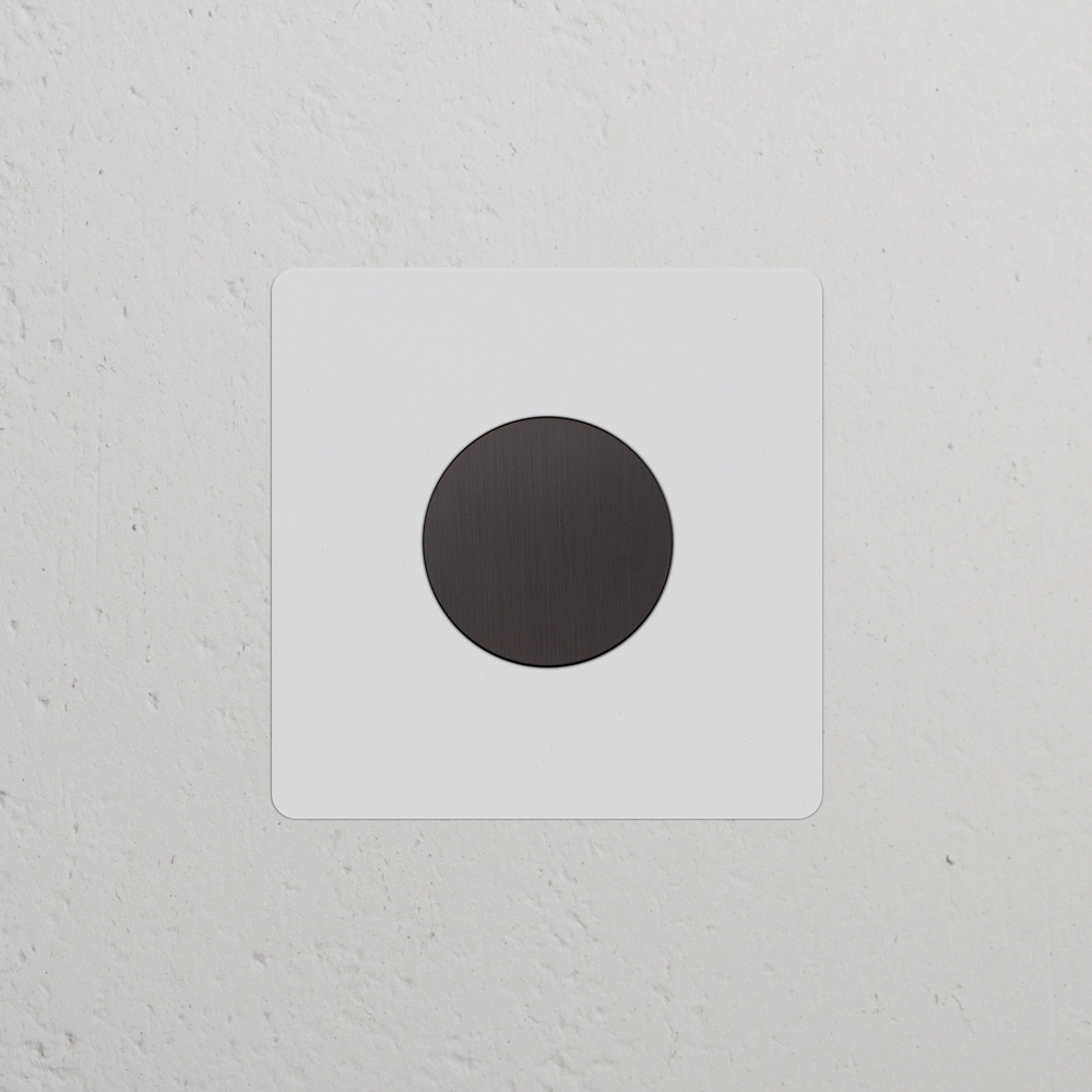 Kew Single Dimmer Switch - Paintable Bronze