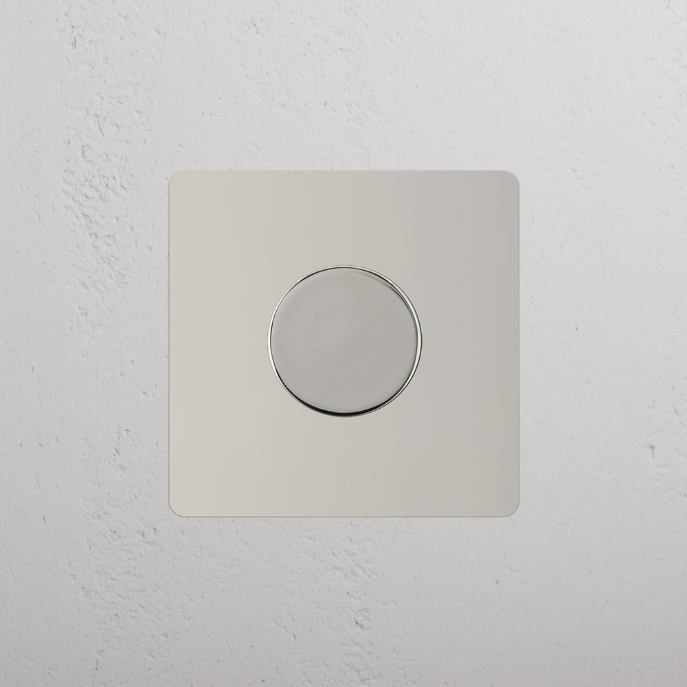 Kew Single Multiway Dimmer Switch - Polished Nickel