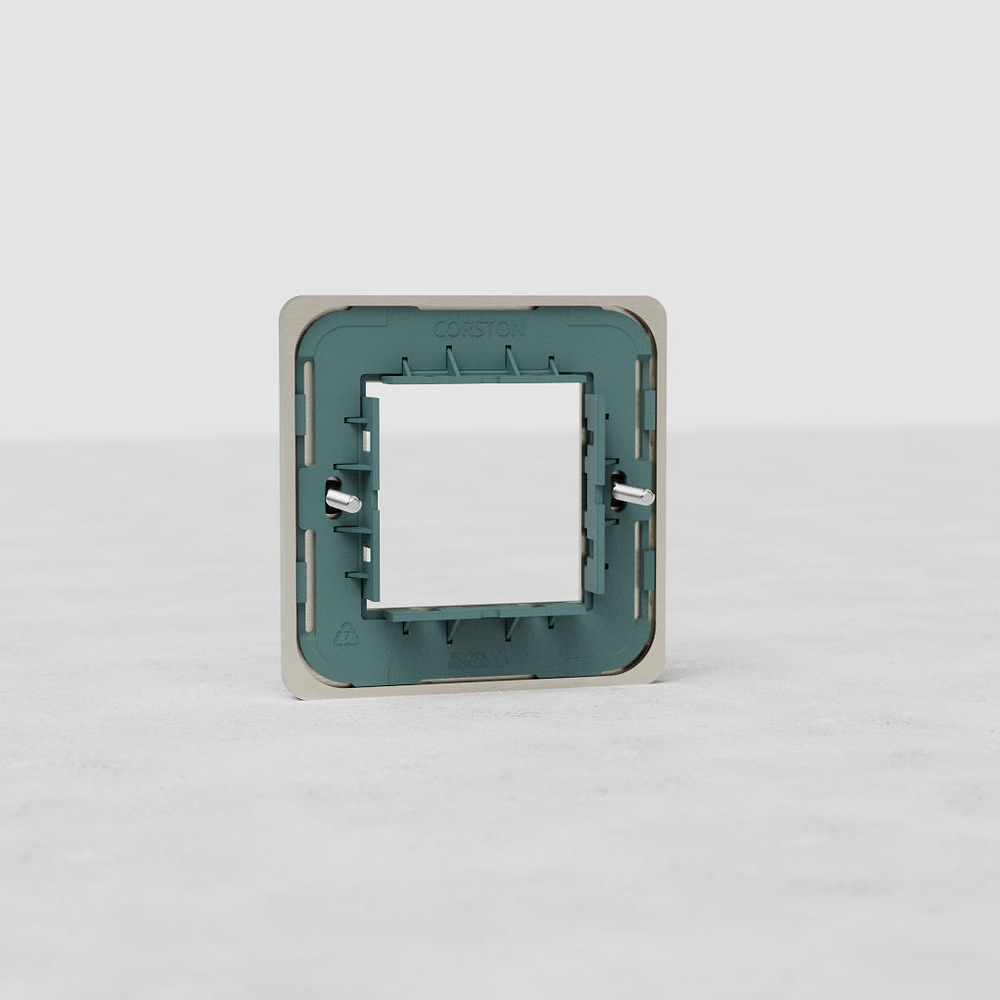 Grove Single 45mm Module Plate – Satin Nickel