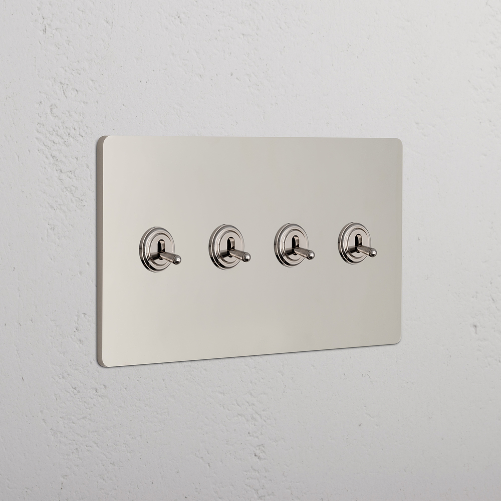Grove 4G Toggle Switch - Polished Nickel
