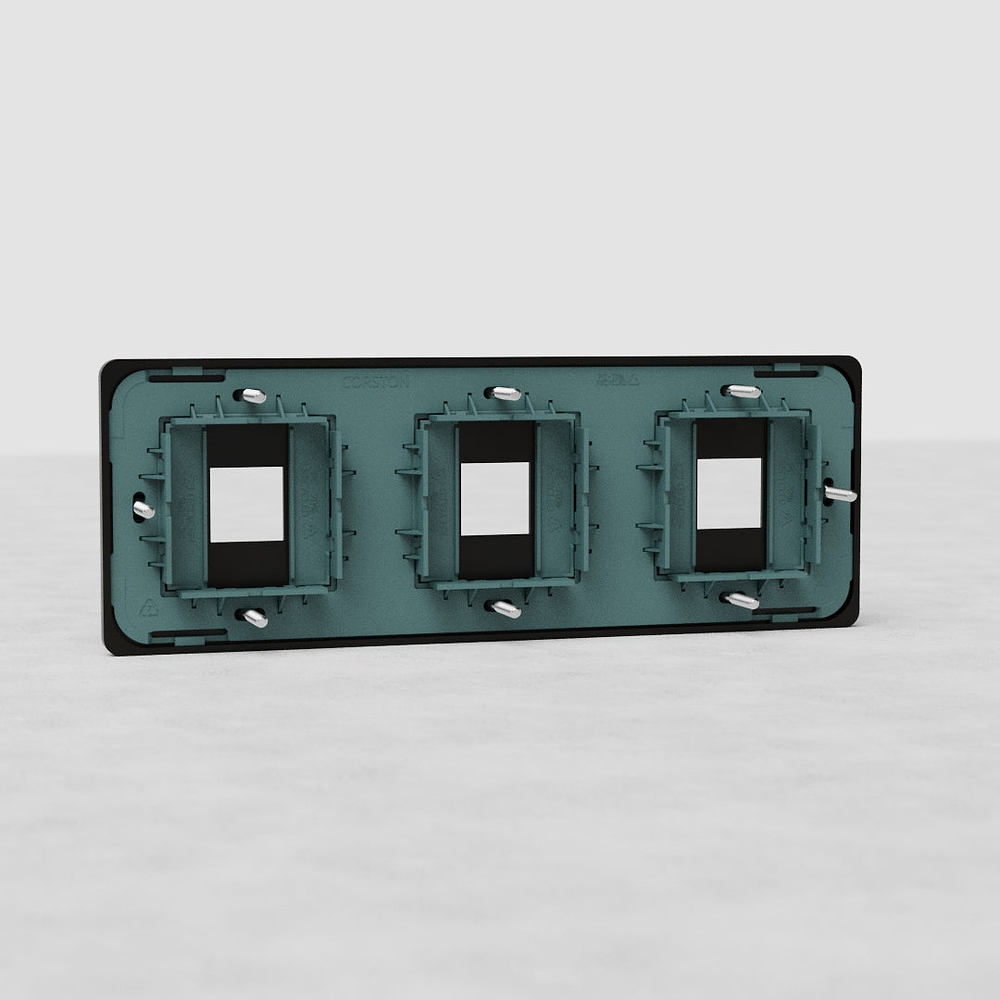 Grove Triple 3x Keystone Module Plate - Bronze