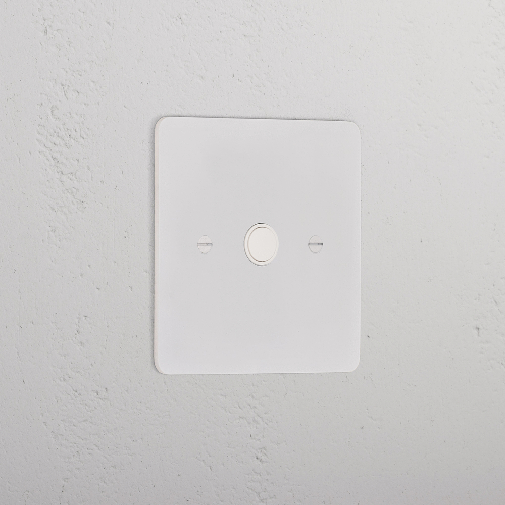 Single Flex Outlet - Paintable | White