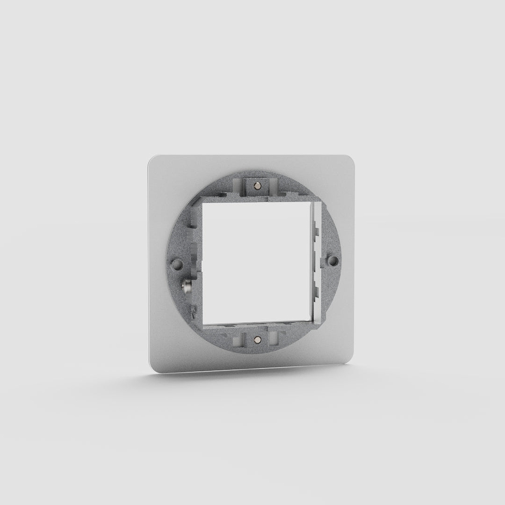 Kew Enkele 45 mm moduleplaat - Doorzichtig | Zwart