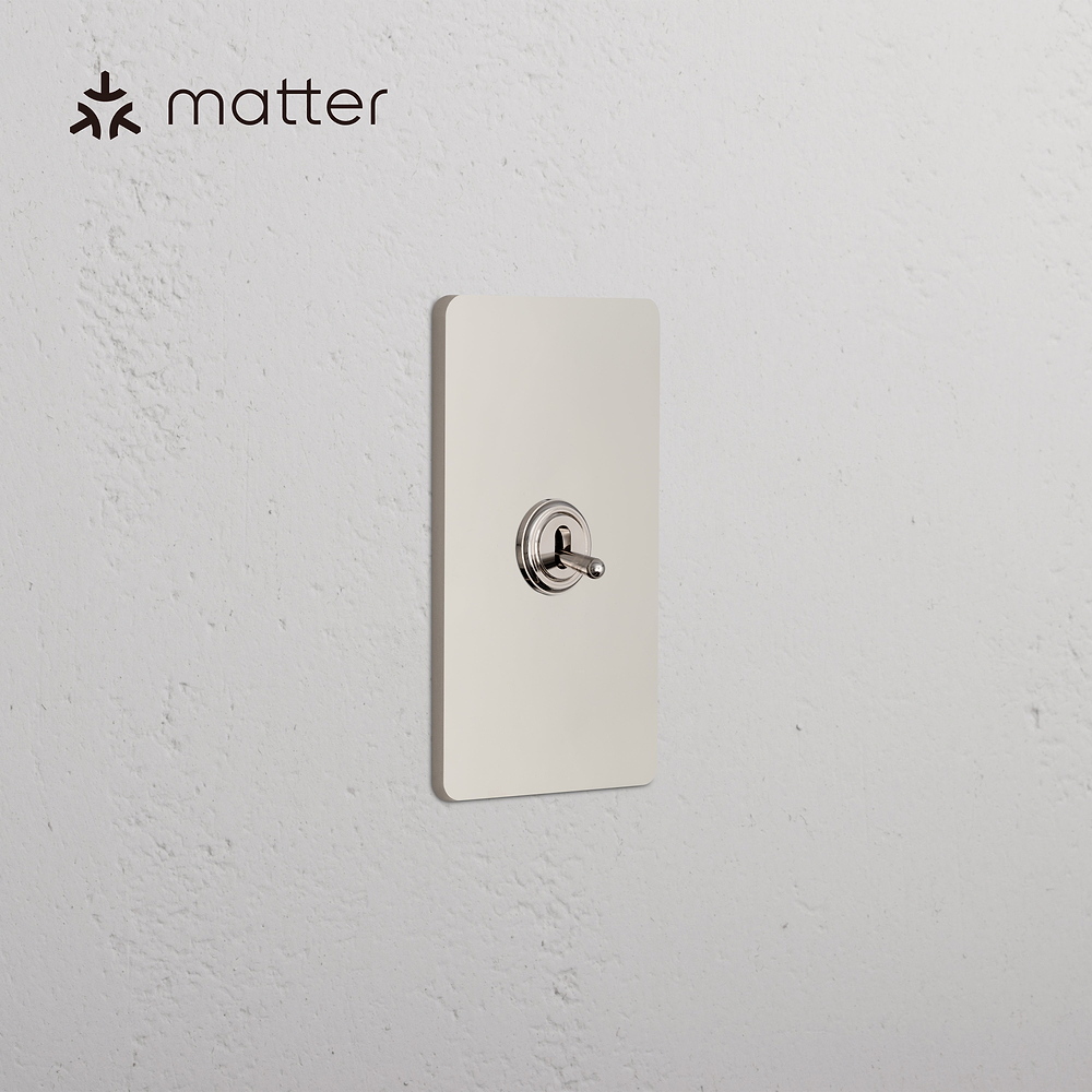 Grove 1G Smart Retractive Toggle Switch - Polished Nickel