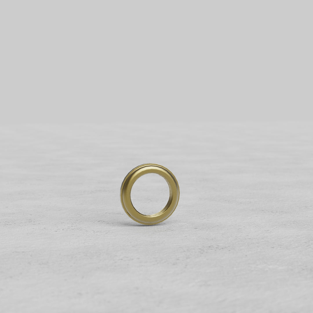 Kipphebel mit Messingring – Antikes Messing