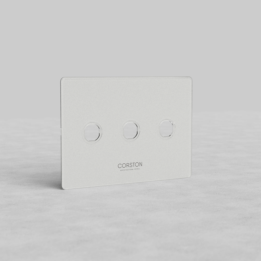 Kew 3G Switch Plate - Clear