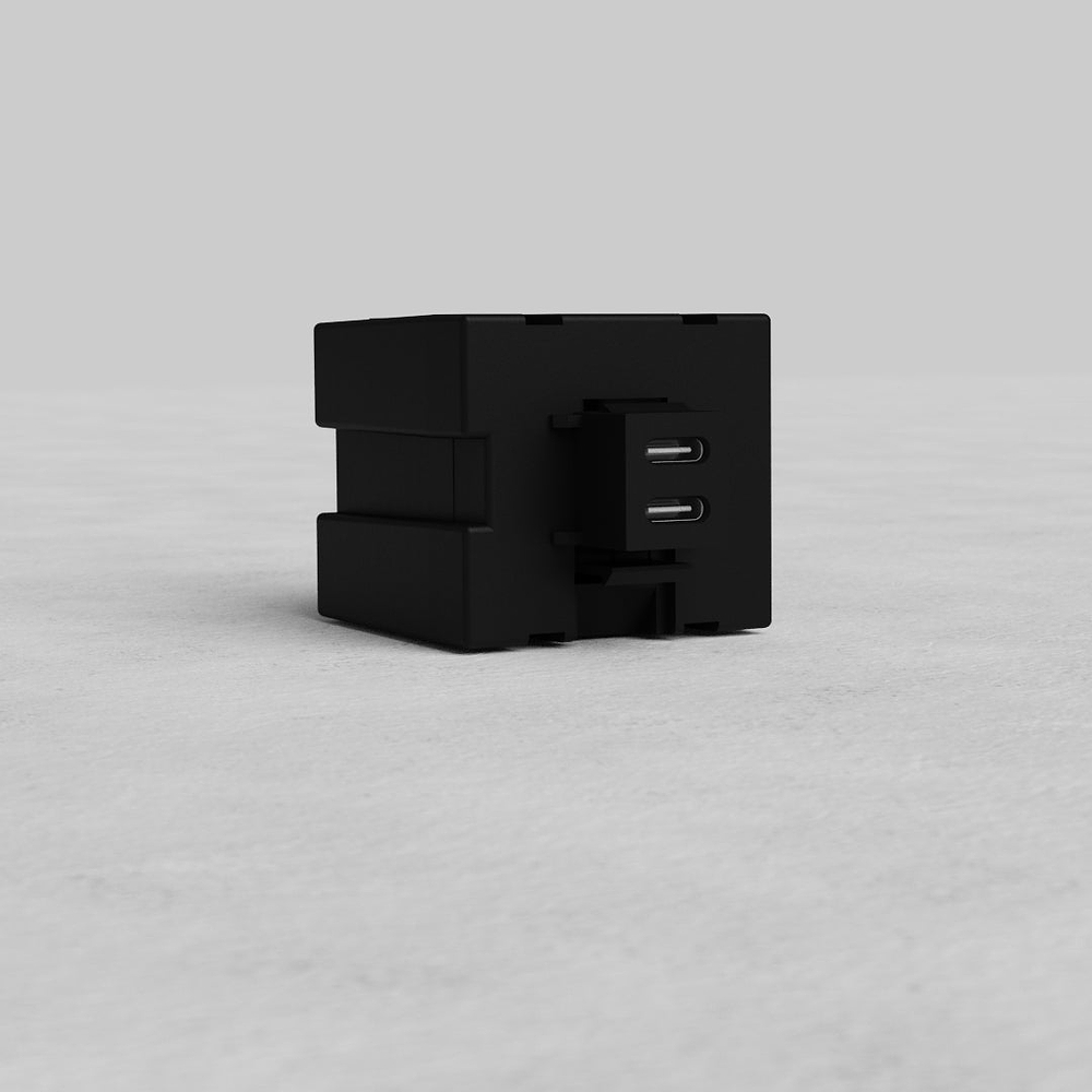 45W Fast Charge Keystone Module - Black