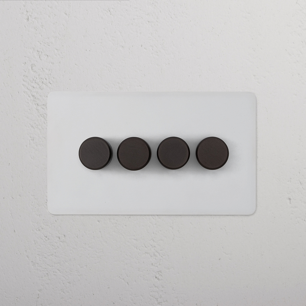 4G Two Way Dimmer Switch - Paintable Bronze