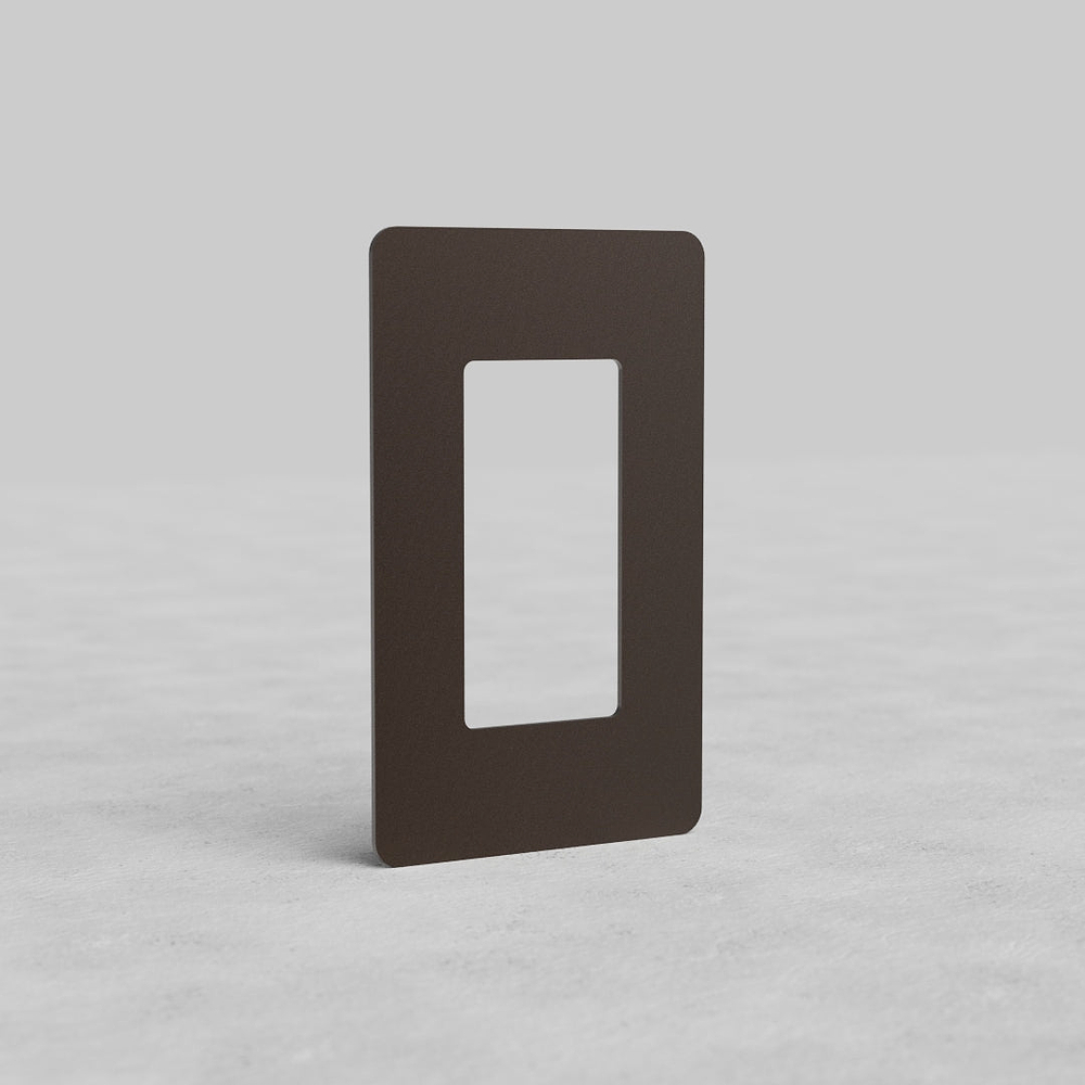 Kew 1G Outlet Plate - Bronze