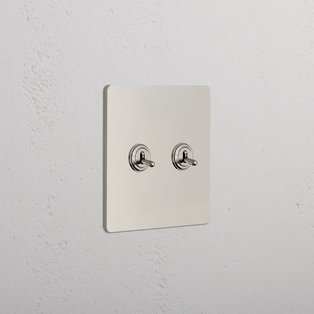 Grove 2G Toggle Switch - Polished Nickel