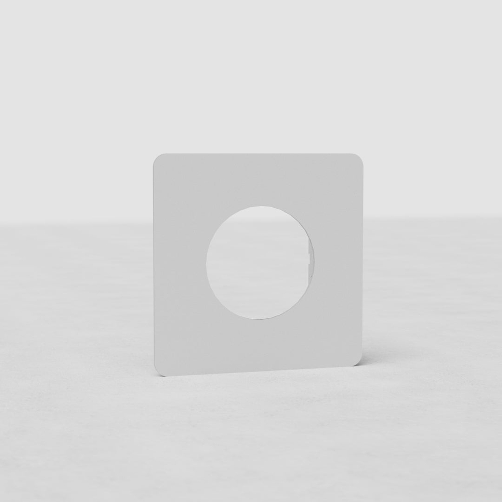 Kew Plaque de Prise (Simple) - Peignable