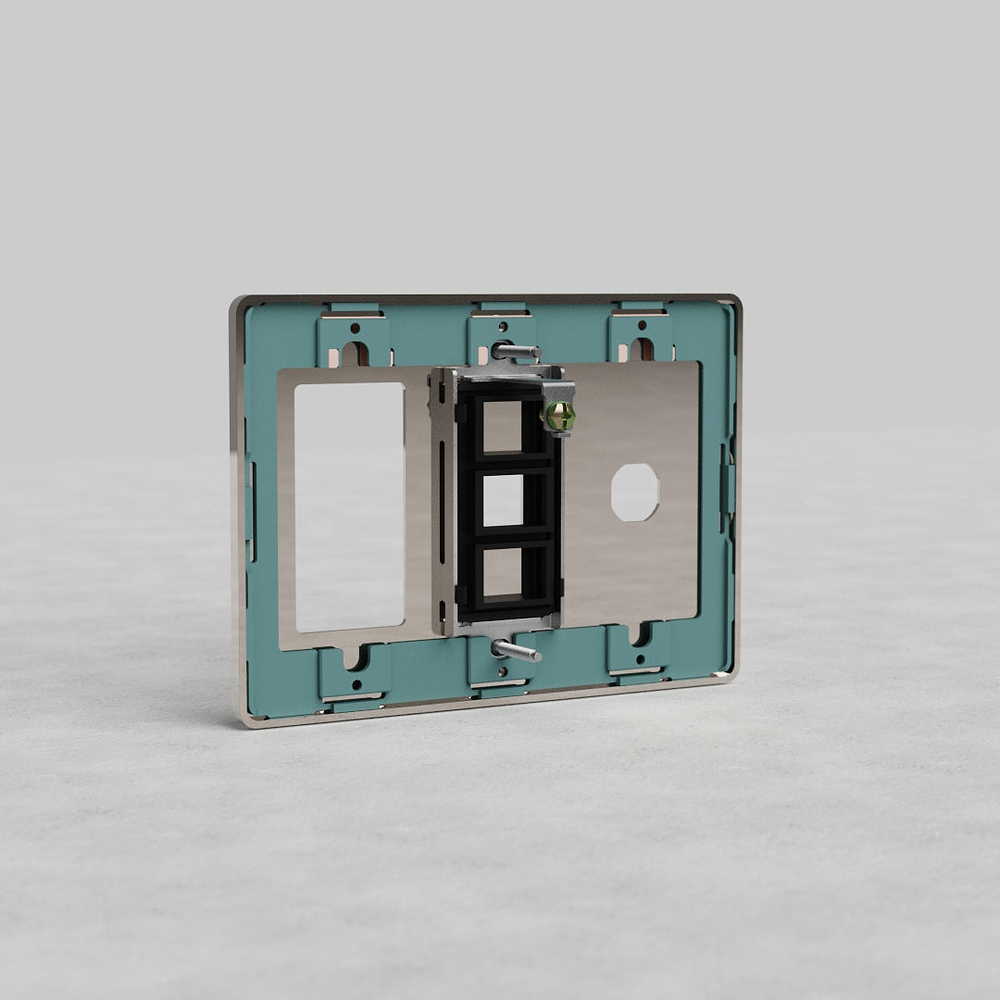 Grove 3G Outlet & Keystone & Switch Plate - Polished Nickel