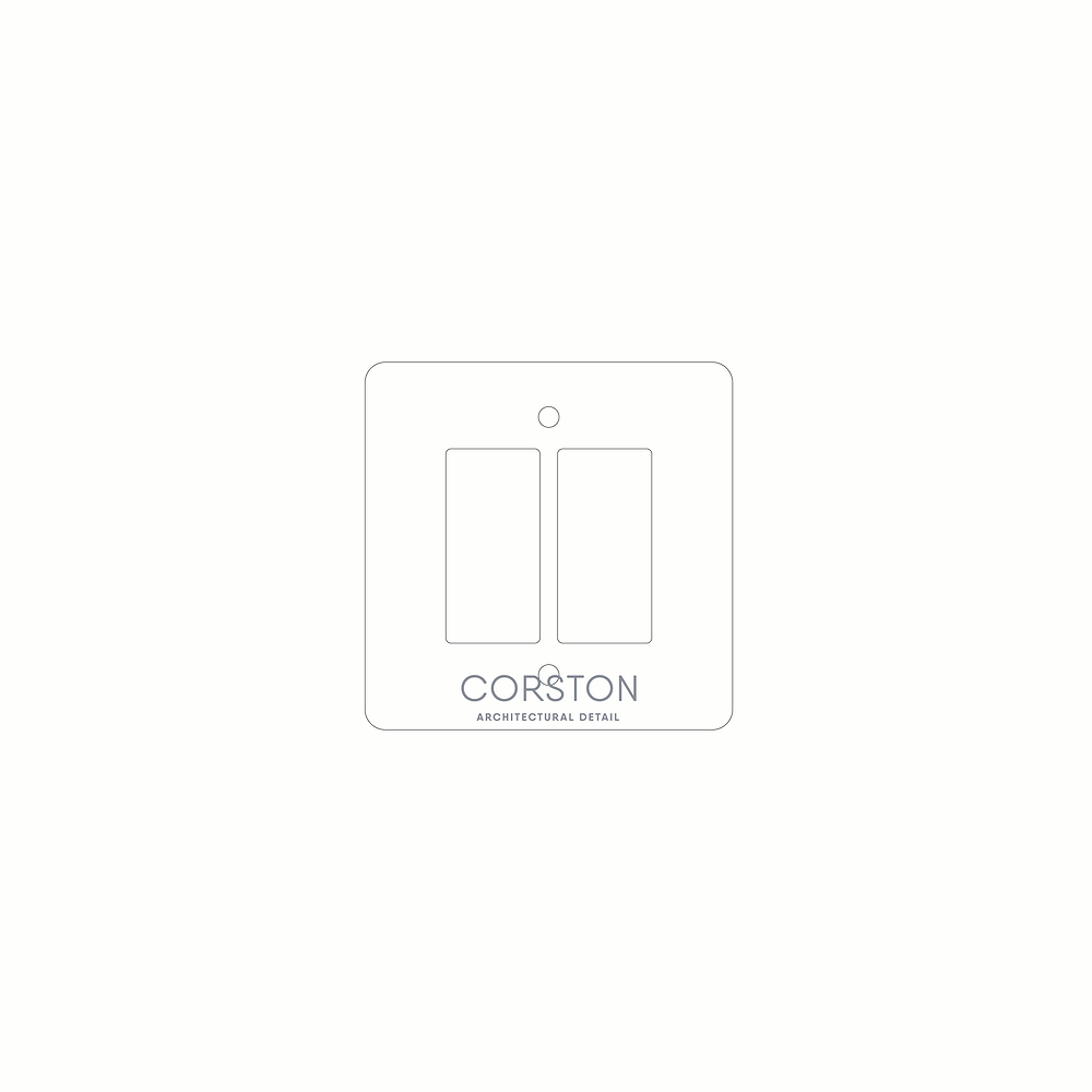 2G Rocker Front Plate Paper Template