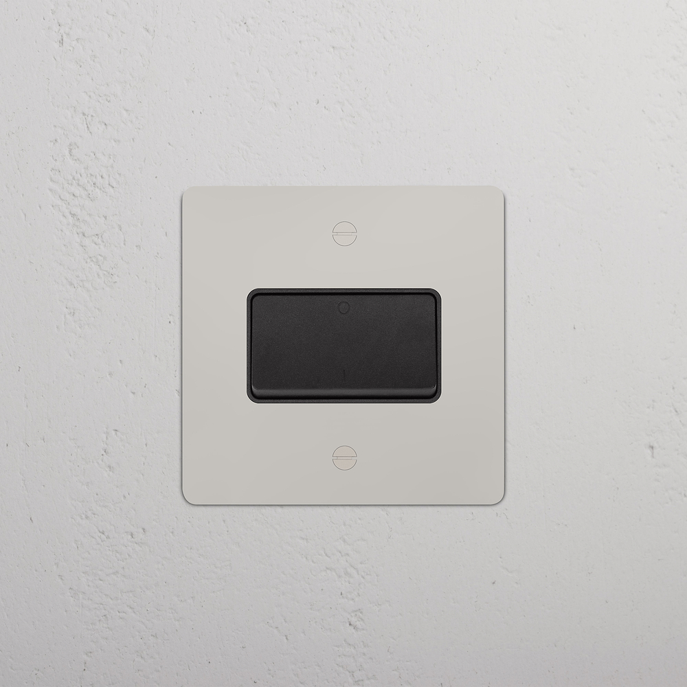 Single Fan Isolator Switch - Polished Nickel | Black