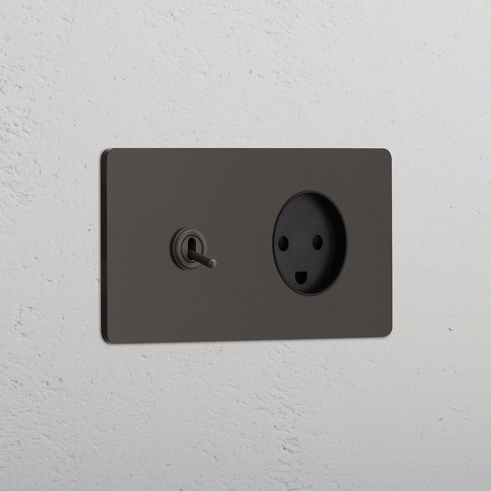 Grove Double Toggle & Danish Type K Socket - Bronze | Black